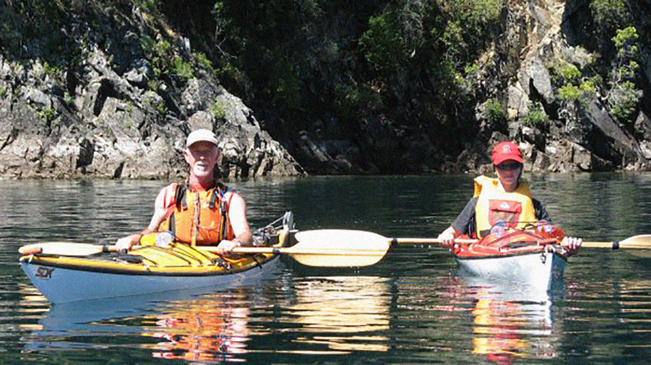 Kayak a Lisasso con mi viejo, 2008